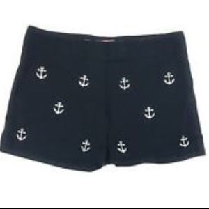 US 8 Castaway Navy Shorts Embroidered w/ Anchors